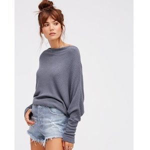 Free People Mercury Tee- Grey